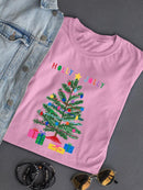 Colorful Christmas Collection B T-shirt -Victoria Barnes Designs