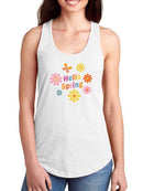 Vintage Spring Ii. Racerback Tank -Victoria Barnes Designs