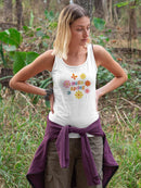 Vintage Spring Ii. Racerback Tank -Victoria Barnes Designs