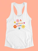 Vintage Spring I. Racerback Tank -Victoria Barnes Designs