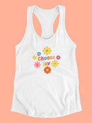 Vintage Spring Iii. Racerback Tank -Victoria Barnes Designs