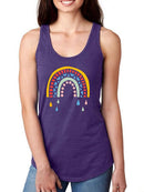Simple Message Collection C. Racerback Tank -Victoria Barnes Designs