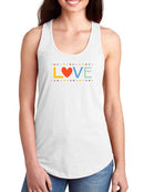 Simple Message Collection D. Racerback Tank -Victoria Barnes Designs