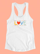 Simple Message Collection D. Racerback Tank -Victoria Barnes Designs
