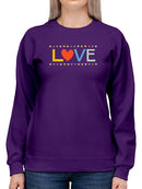 Simple Message Collection D. Sweatshirt -Victoria Barnes Designs
