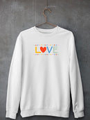 Simple Message Collection D. Sweatshirt -Victoria Barnes Designs