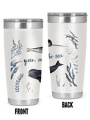 Whale Chart Collection A. Tumbler -Victoria Barnes Designs