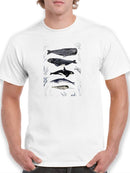 Whale Chart Collection B T-shirt -Victoria Barnes Designs