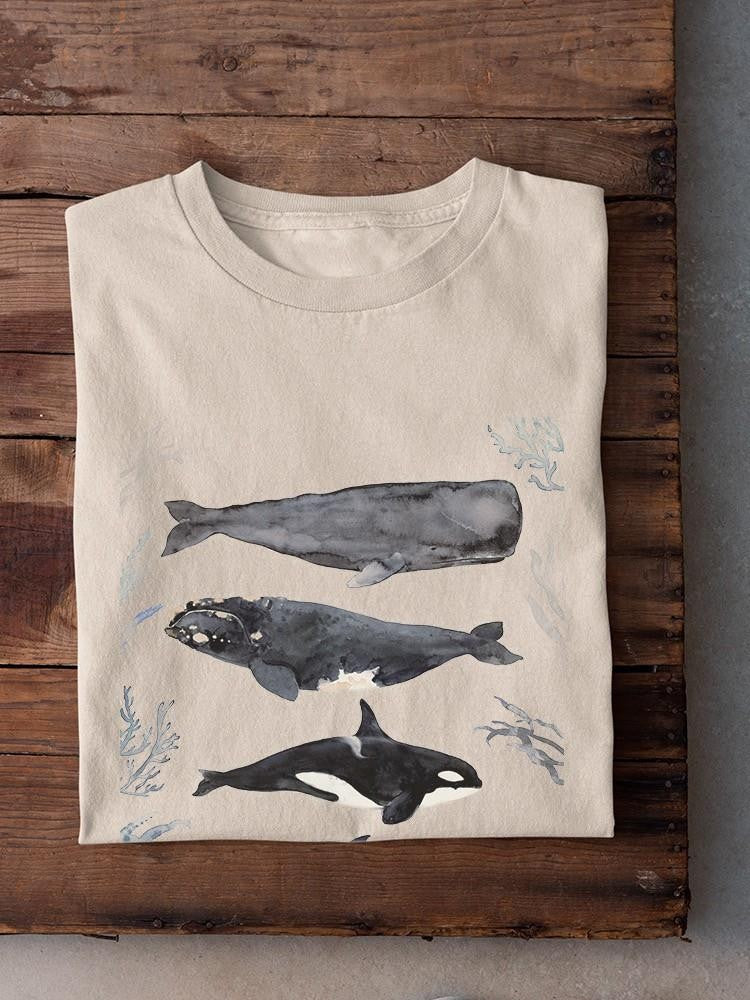 Whale Chart Collection B T-shirt -Victoria Barnes Designs