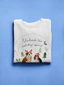 Holidogs Collection C. Sweatshirt -Victoria Barnes Designs