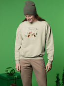 Holidogs Collection C. Sweatshirt -Victoria Barnes Designs