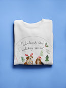 Holidogs Collection C. Sweatshirt -Victoria Barnes Designs