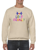 Love Loudly Ii. Sweatshirt -Victoria Barnes Designs