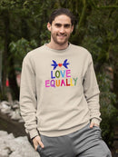 Love Loudly Ii. Sweatshirt -Victoria Barnes Designs