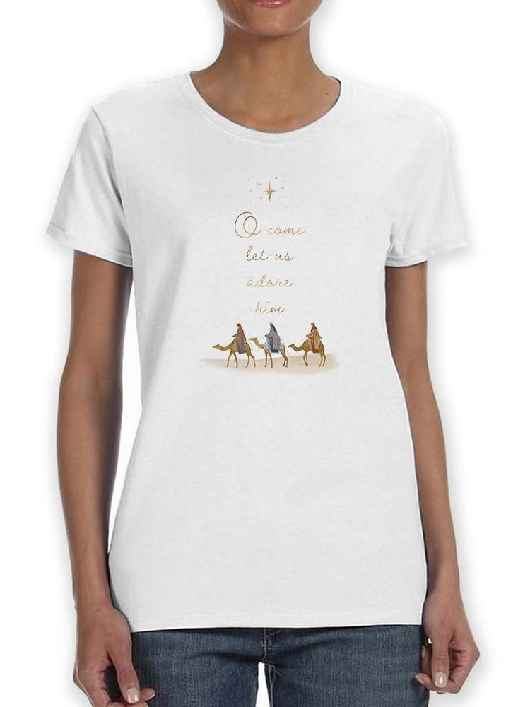 Away In A Manger I T-shirt -Victoria Barnes Designs