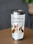 Holidogs Ii Tumbler -Victoria Barnes Designs
