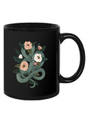 Flowers And Snake I. Mug -Victoria Barnes Designs