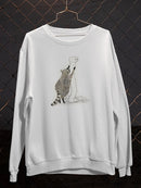 Rascally Raccoon Iv Sweatshirt -Victoria Barnes Designs
