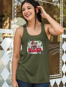 Santa's Foodtruck Collection A. Racerback Tank -Victoria Borges Designs