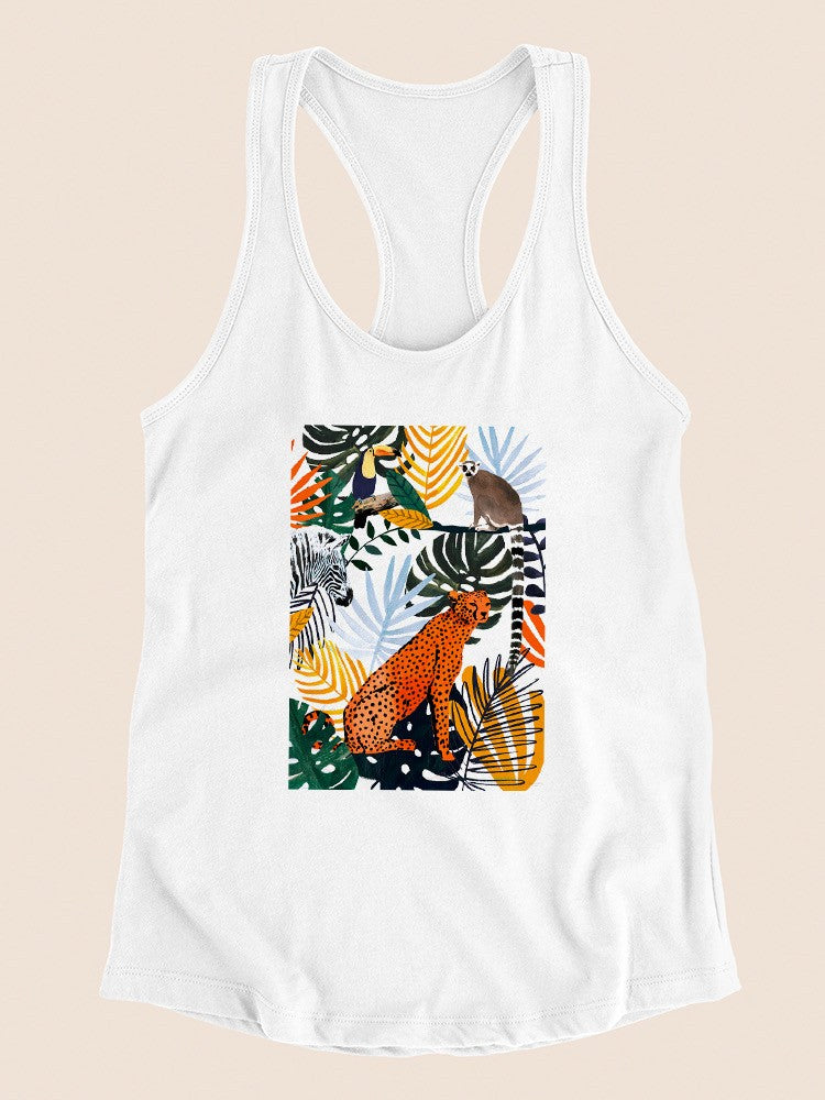 Jungle Jumble Collection. B T-shirt -Victoria Borges Designs
