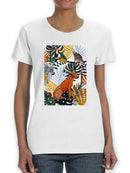 Jungle Jumble Collection. B T-shirt -Victoria Borges Designs