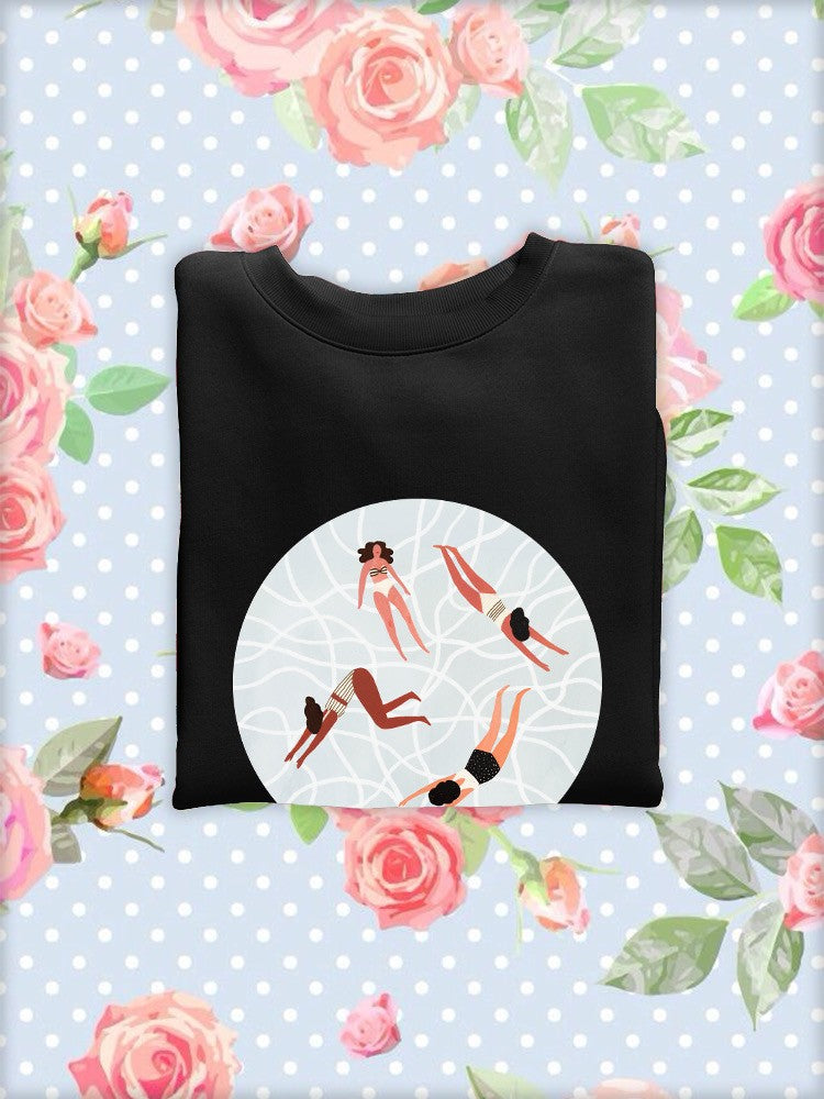 Swimsuit Girls Sweatshirt -Victoria Borges Designs