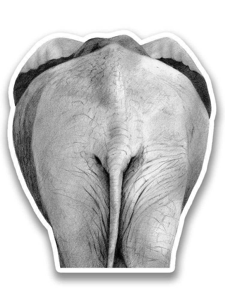 The Back Of An Elephant Sticker -Victoria Borges Designs