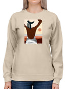 Sunseeker Bathers I Sweatshirt -Victoria Borges Designs