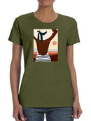 Sunseeker Bathers I T-shirt -Victoria Borges Designs