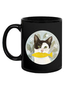 Cat Life With Fish Mug -Victoria Borges Designs