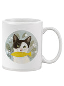 Cat Life With Fish Mug -Victoria Borges Designs