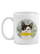 Cat Life With Fish Mug -Victoria Borges Designs