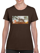 Walking Kitten T-shirt -Victoria Borges Designs