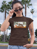 Walking Kitten T-shirt -Victoria Borges Designs