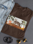 Walking Kitten T-shirt -Victoria Borges Designs