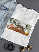 Walking Kitten T-shirt -Victoria Borges Designs