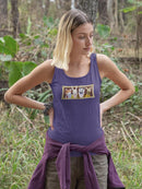 Spiffy Animals D. Racerback Tank -Victoria Borges Designs