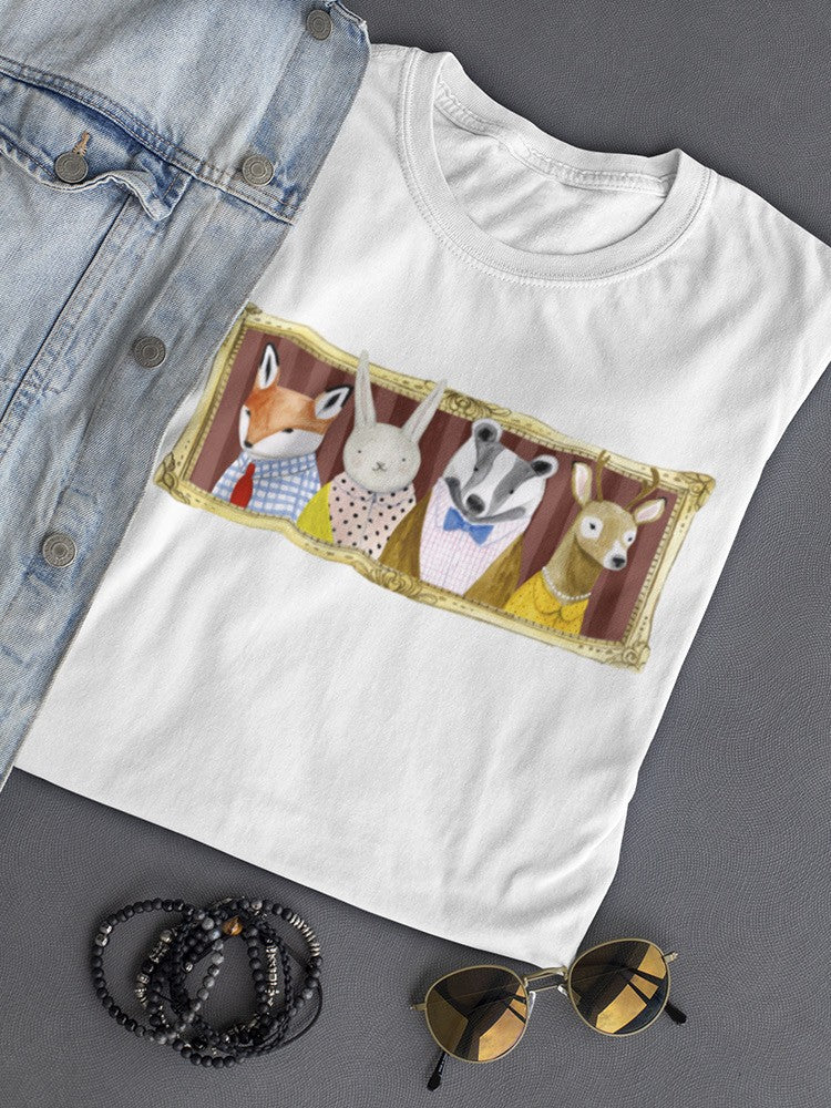 Well Dressed Animals Portrait T-shirt -Victoria Borges Designs
