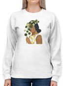 Botany Portrait Ii. Sweatshirt -Victoria Borges Designs
