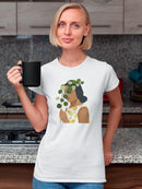 Botany Portrait Ii. T-shirt -Victoria Borges Designs