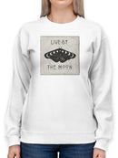 Live By The Moon I. Sweatshirt -Victoria Borges Designs