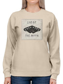 Live By The Moon I. Sweatshirt -Victoria Borges Designs