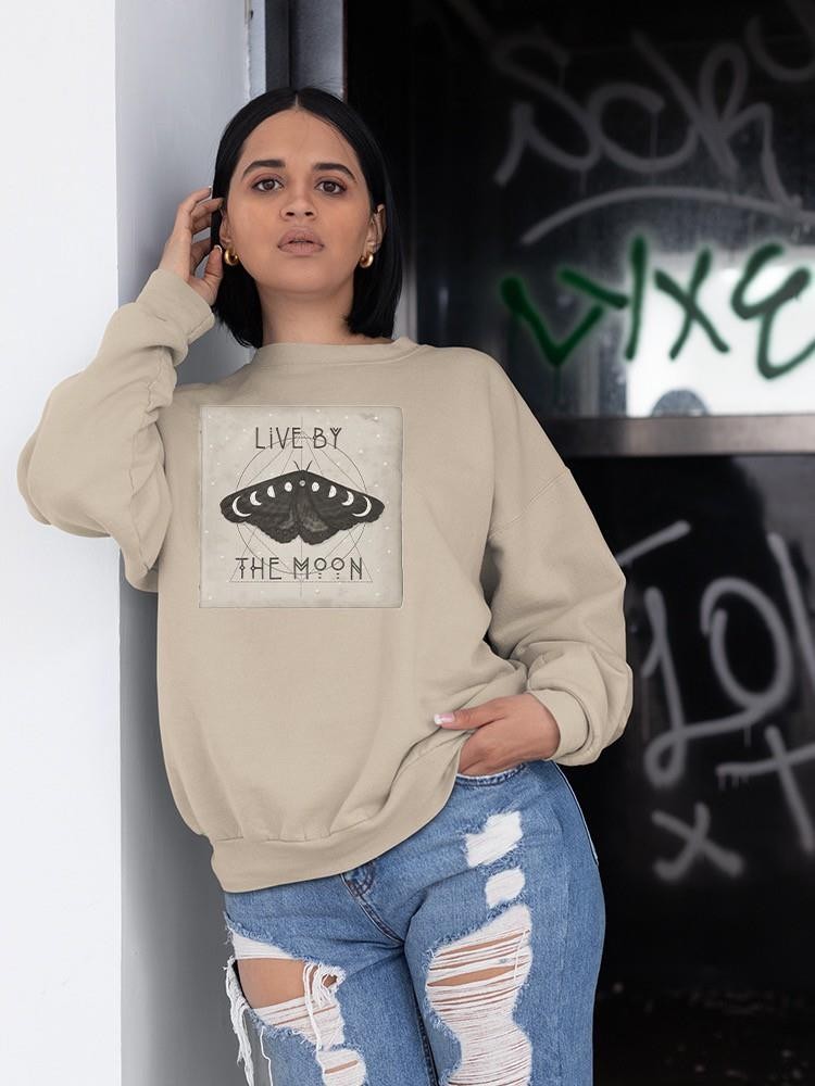 Live By The Moon I. Sweatshirt -Victoria Borges Designs