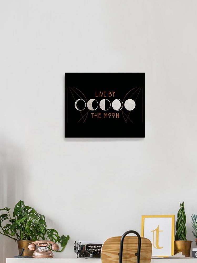 Live By The Moon Wall Art -Victoria Borges Designs
