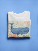 Underwater Whale Sweatshirt -Victoria Borges Designs