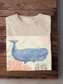 Underwater Whale T-shirt -Victoria Borges Designs
