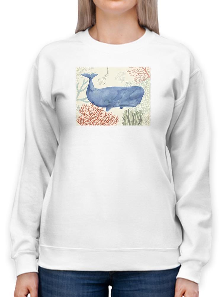 Underwater Whale Sweatshirt -Victoria Borges Designs