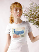 Underwater Whale T-shirt -Victoria Borges Designs
