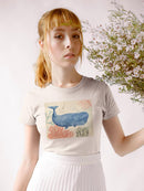 Underwater Whale T-shirt -Victoria Borges Designs