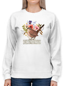 Avian Collage I Sweatshirt -Victoria Borges Designs